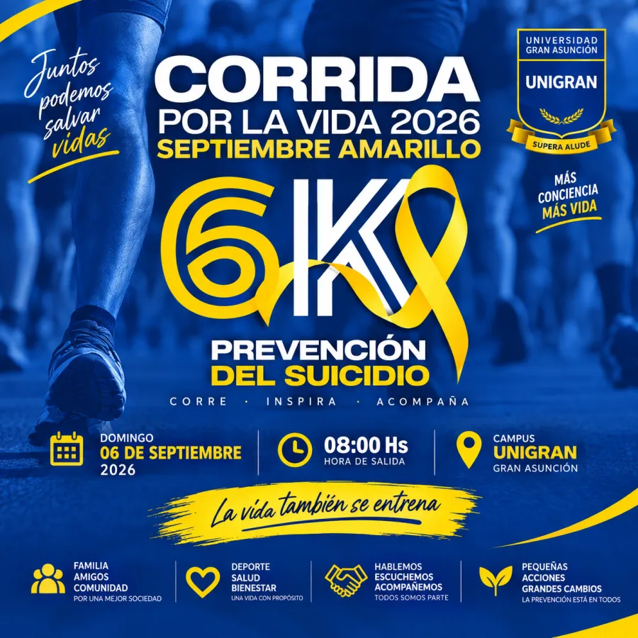 Afiche Corrida por la Vida – 6K
