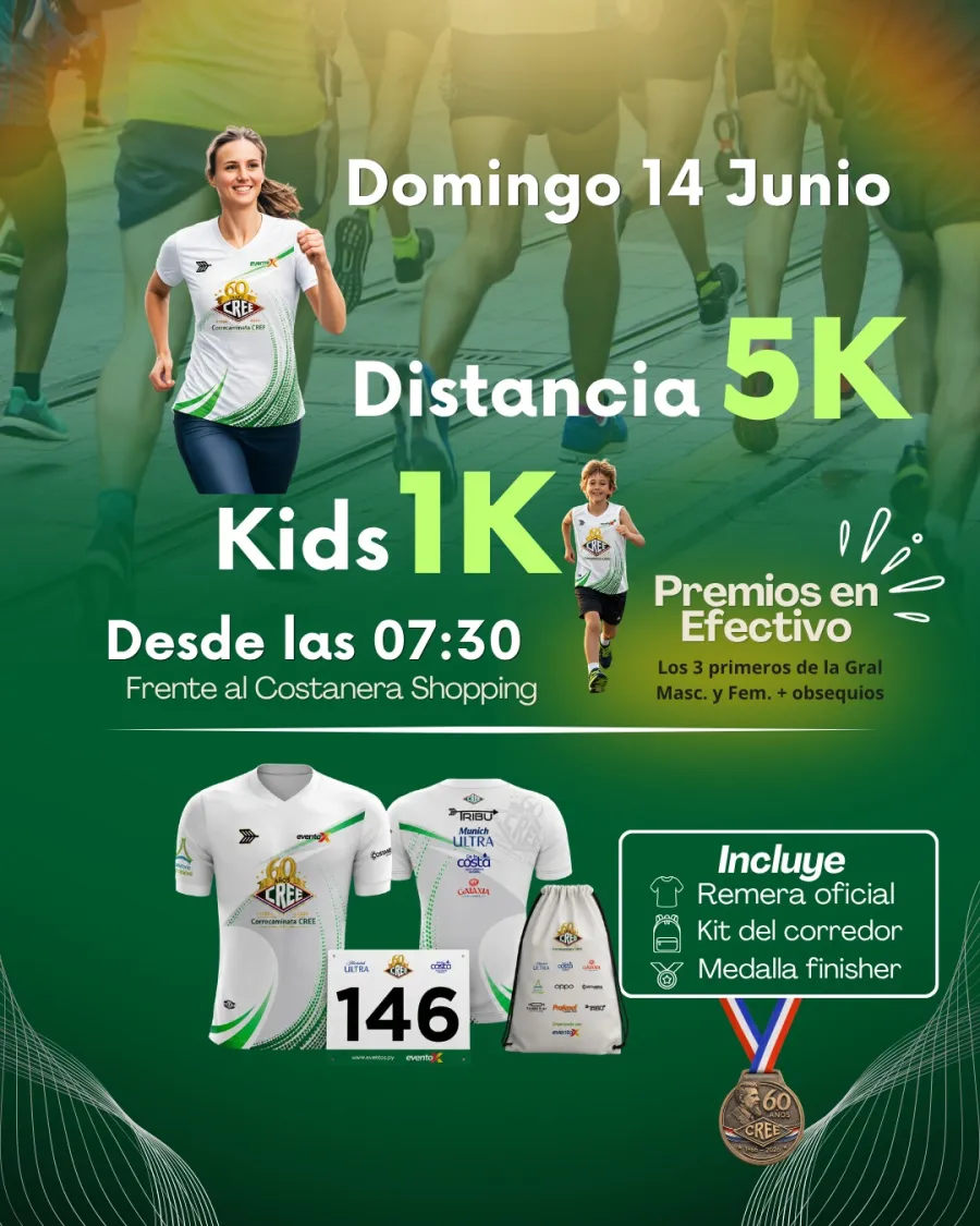 Afiche Corre Caminata CREE